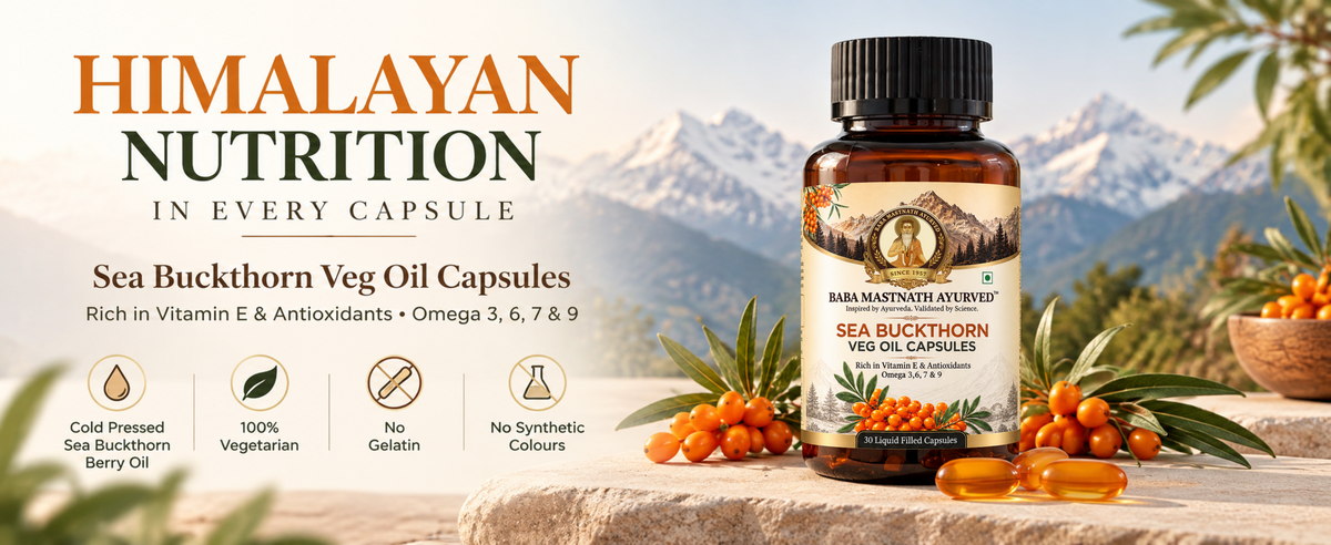 Sea Buckthorn Veg Oil Capsule- 30 Capsules