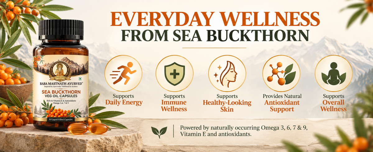 Sea Buckthorn Veg Oil Capsule- 30 Capsules
