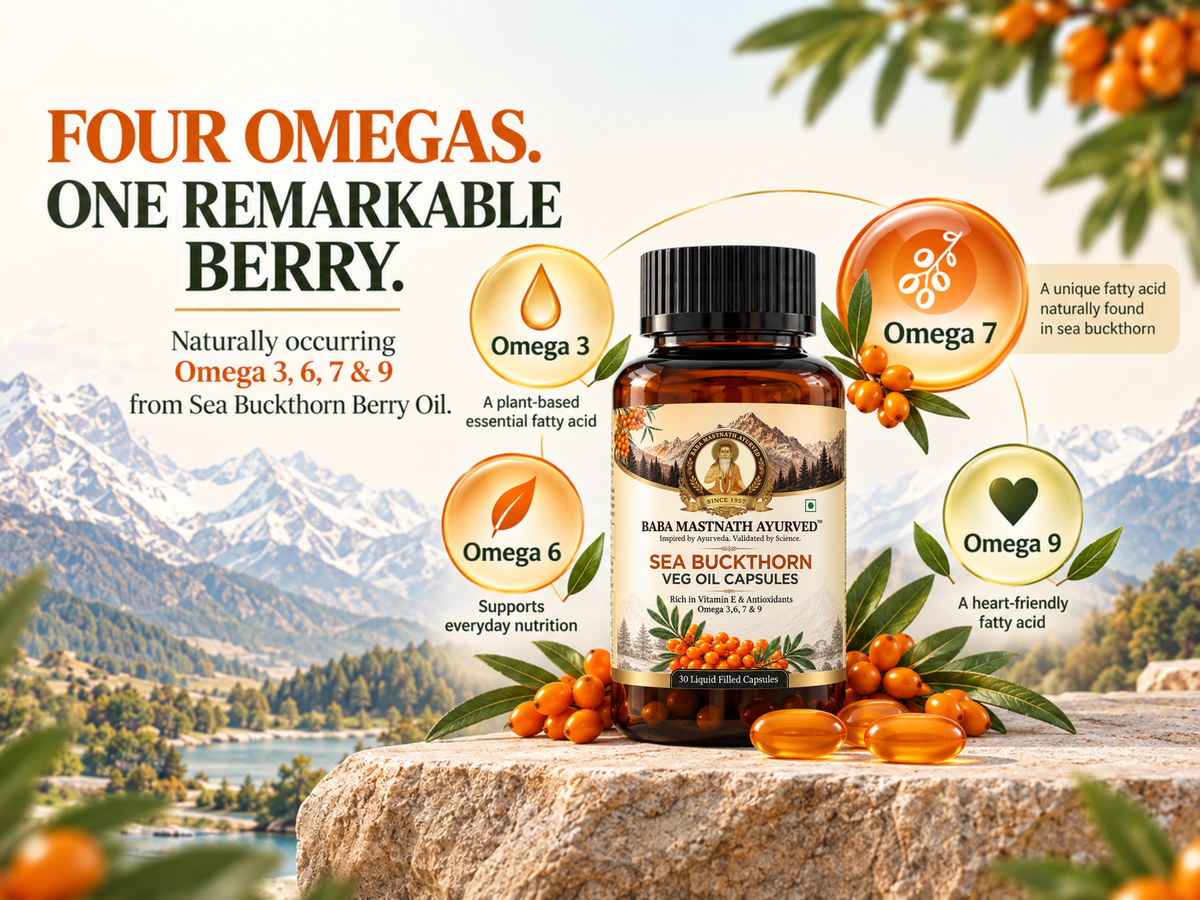 Sea Buckthorn Veg Oil Capsule- 30 Capsules