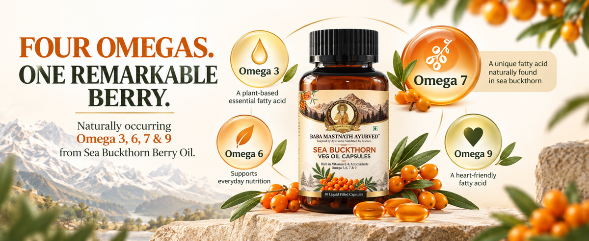 Sea Buckthorn Veg Oil Capsule- 30 Capsules