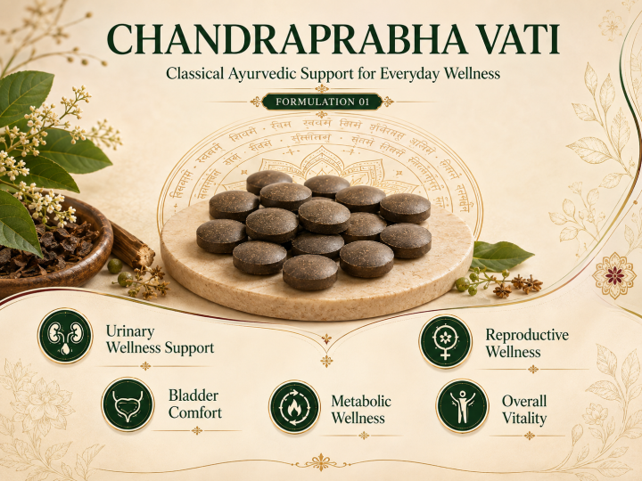 Urinary Wellness Combo with Chandraprabha Vati & Gokshuradi Guggulu | 120 Tablets