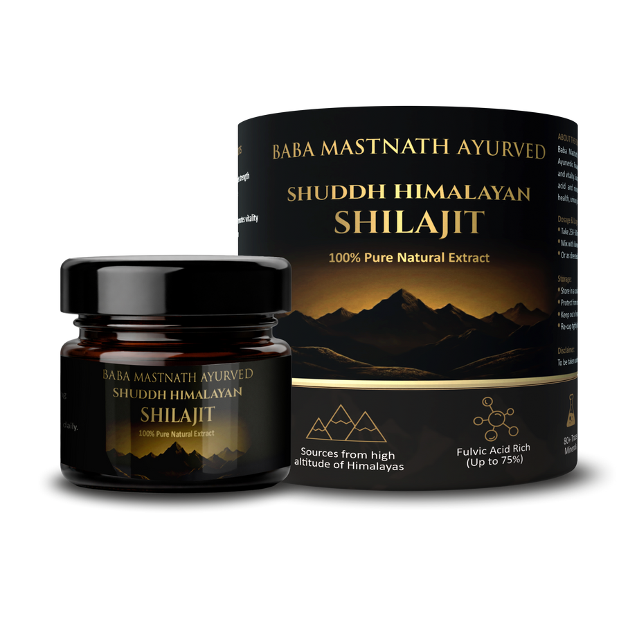 Himalayan Shilajit Resin for Men | 100% Pure Natural Resin | 75%+ Fulvic Acid | Supports Energy, Stamina, Strength & Testosterone | Ayurvedic Rasayana | 20 g Resin