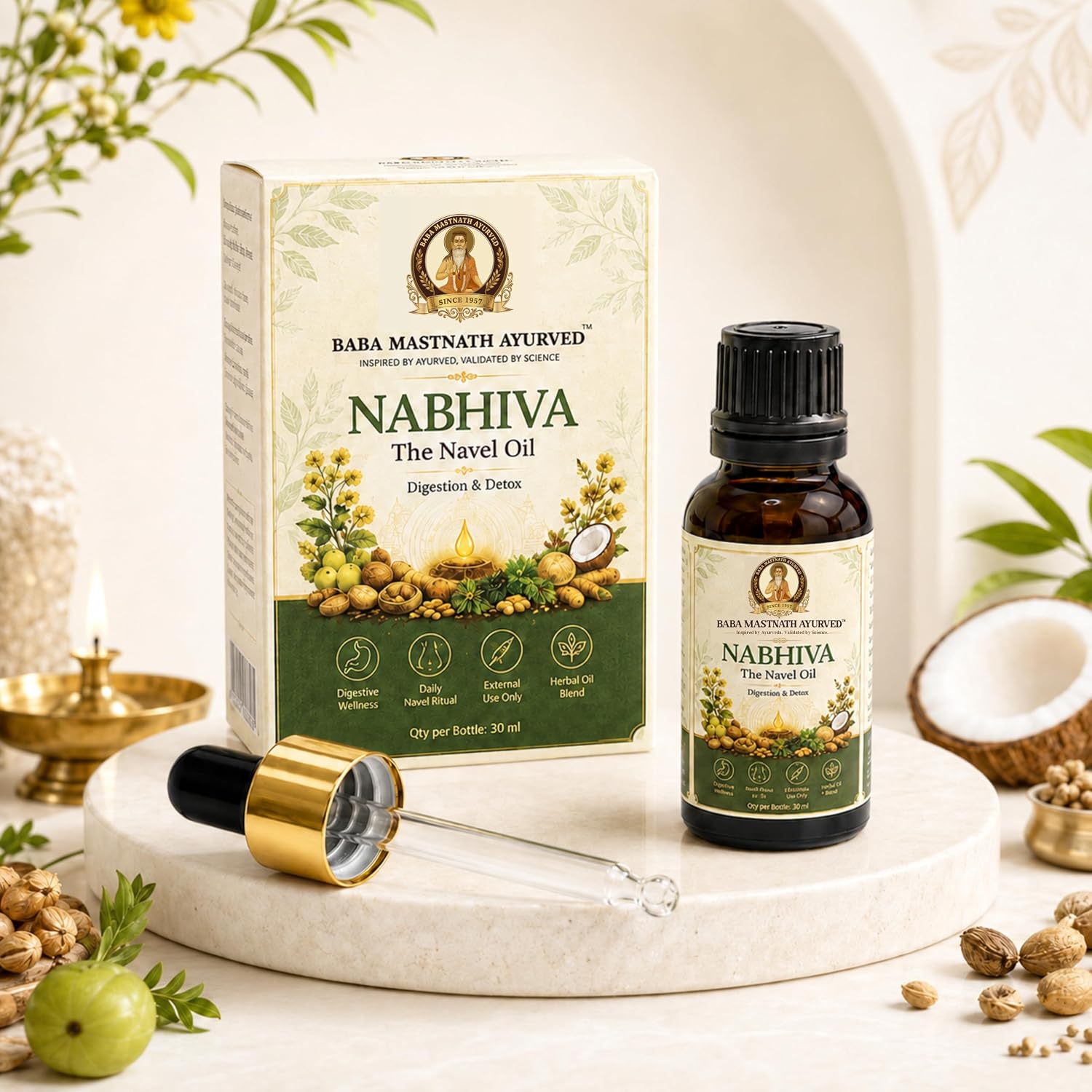 Nabhiva Nabhi Oil - 30ml