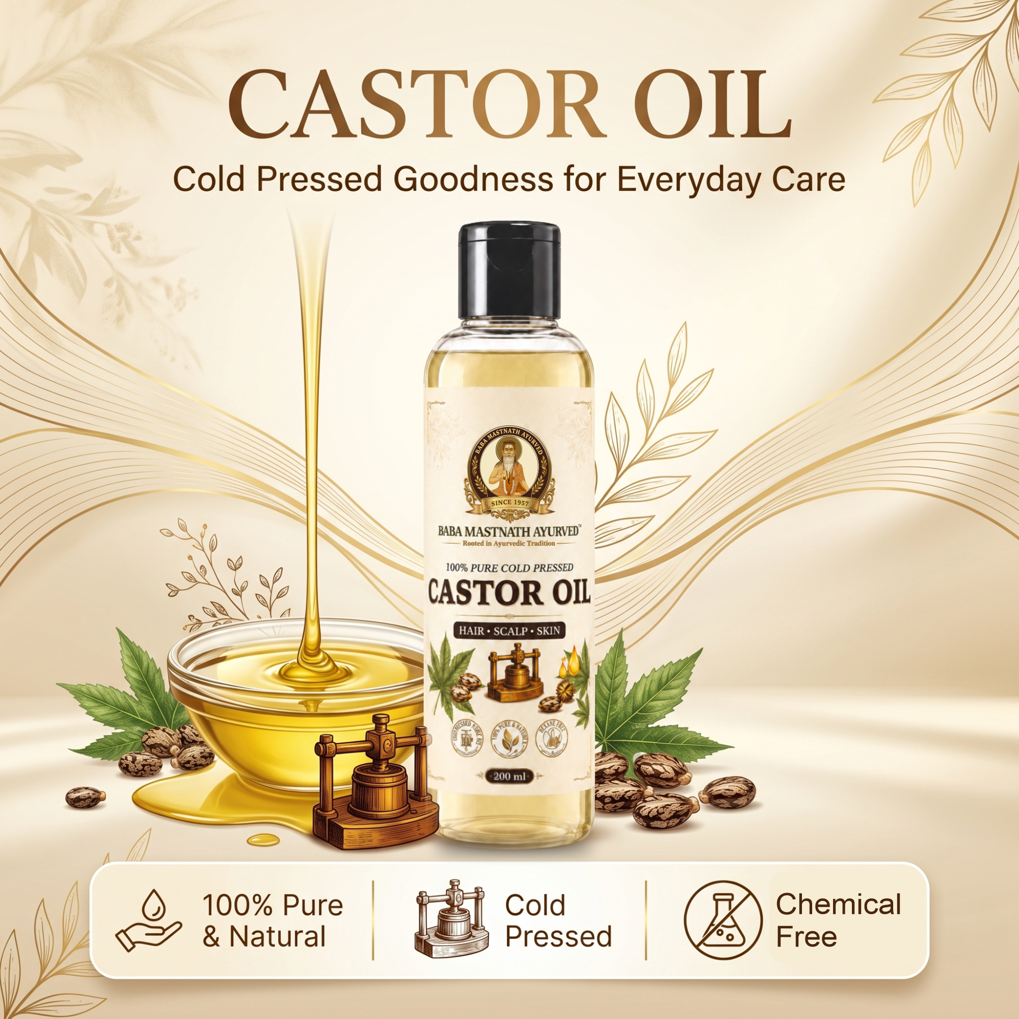Castor Oil - 200ml