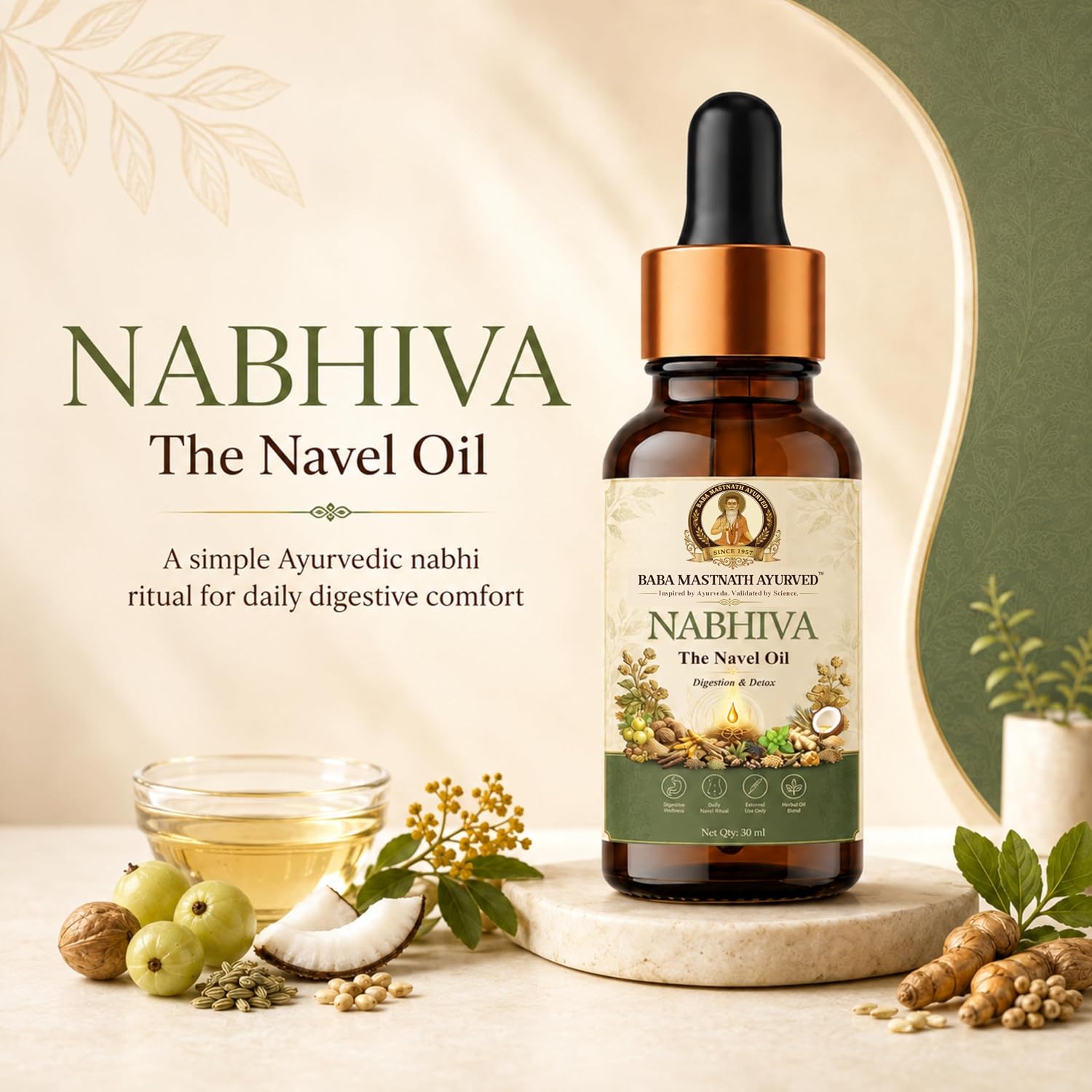 Nabhiva Nabhi Oil - 30ml