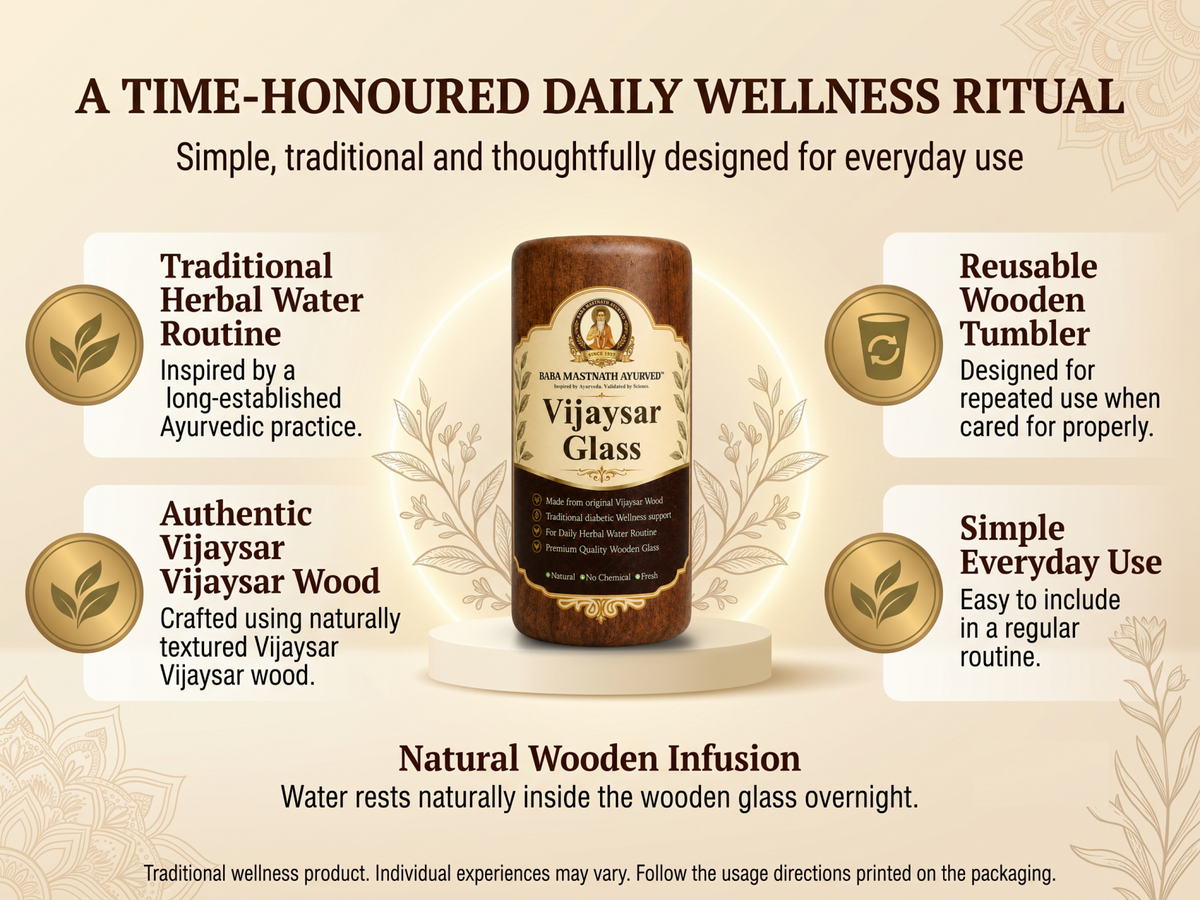 Vijaysar Wood Glass