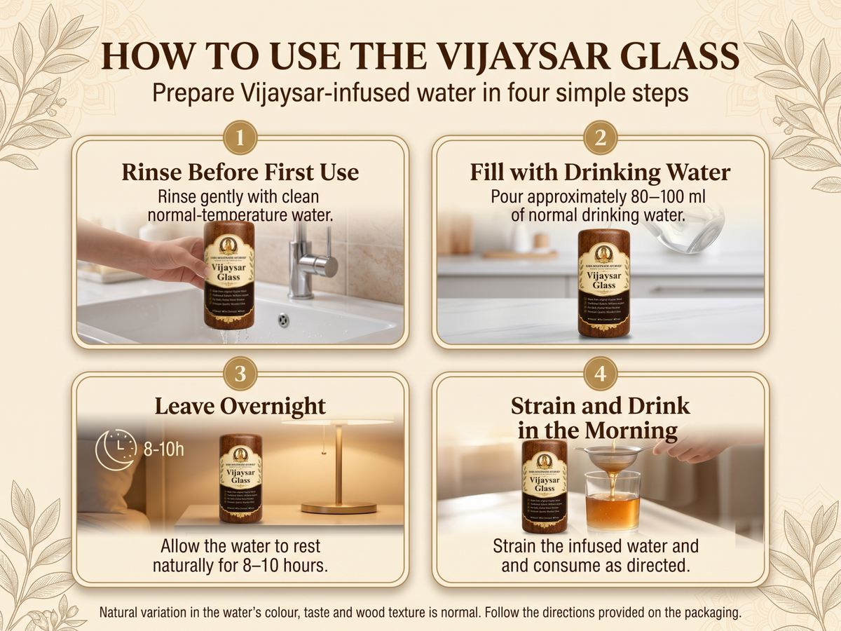 Vijaysar Wood Glass