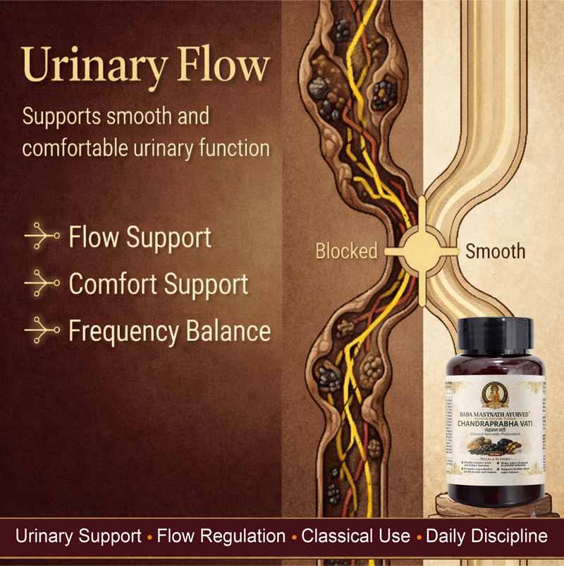 Chandraprabha Vati – 60 Tablets | Classical Ayurvedic Medicine | Urinary Tract & Kidney Support | Supports Frequent & Painful Urination | Reproductive Wellness for Men & Women | Blood Sugar Support