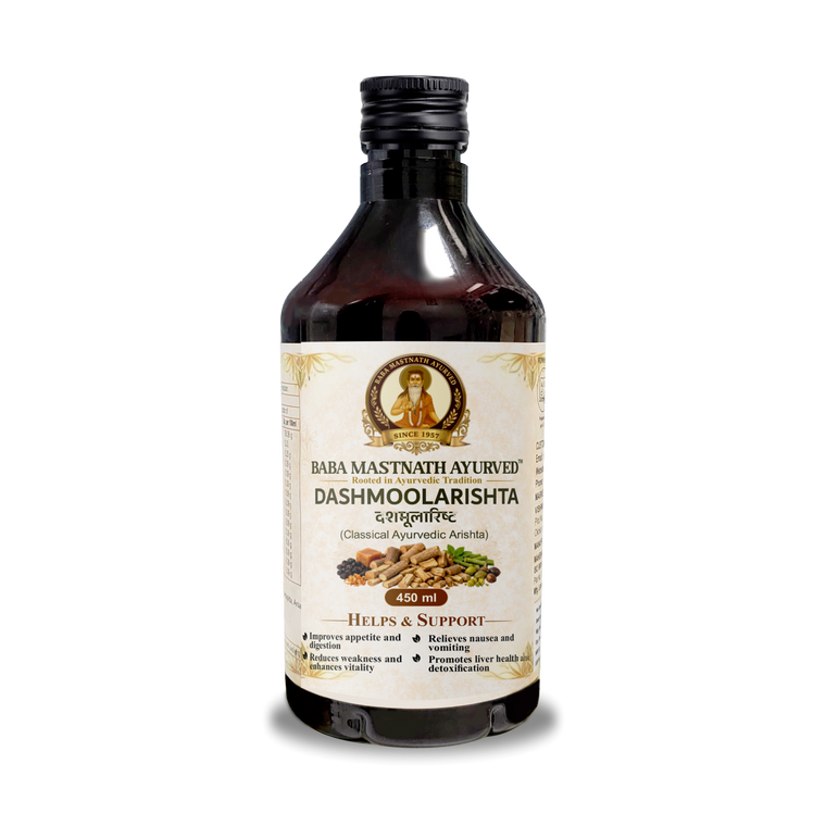 Dashmoolarishta – 450 ml | Classical Ayurvedic Arishta | Dashmool Fermented Tonic for Appetite & Digestion | Supports Nausea, Vomiting, Vitality & Weakness | Liver Wellness Support | Ayurvedic Medicine